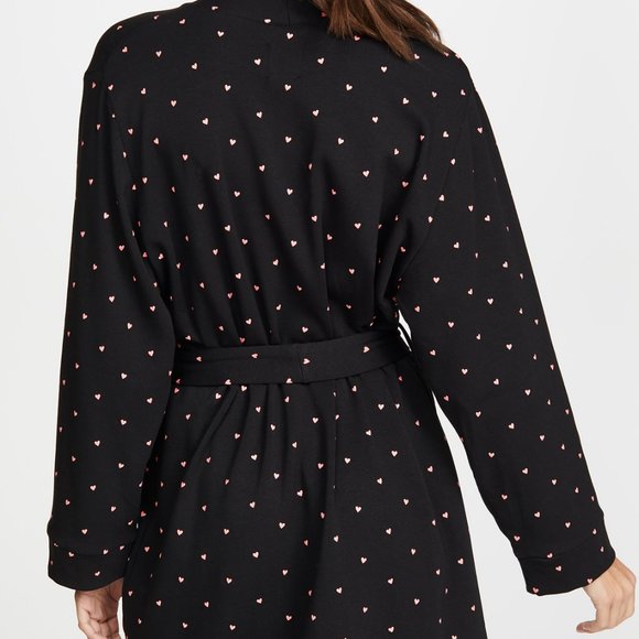 NWT Plush Heart Robe and Scrunchie Set S - Picture 3 of 6